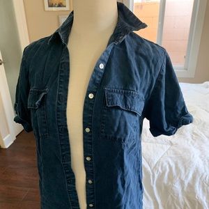 A New Day Chambray Short Sleeved Shirt